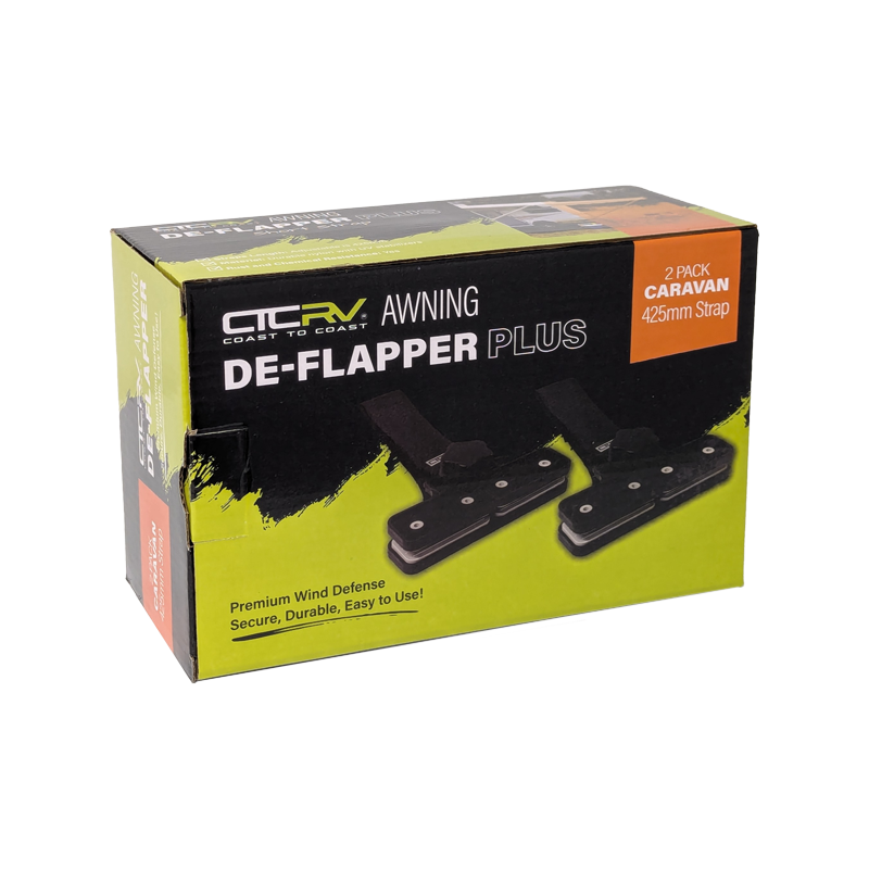 COAST Strap De-Flappers PLUS for Roll-Out Awnings | CARAVAN | Pack of 2.  