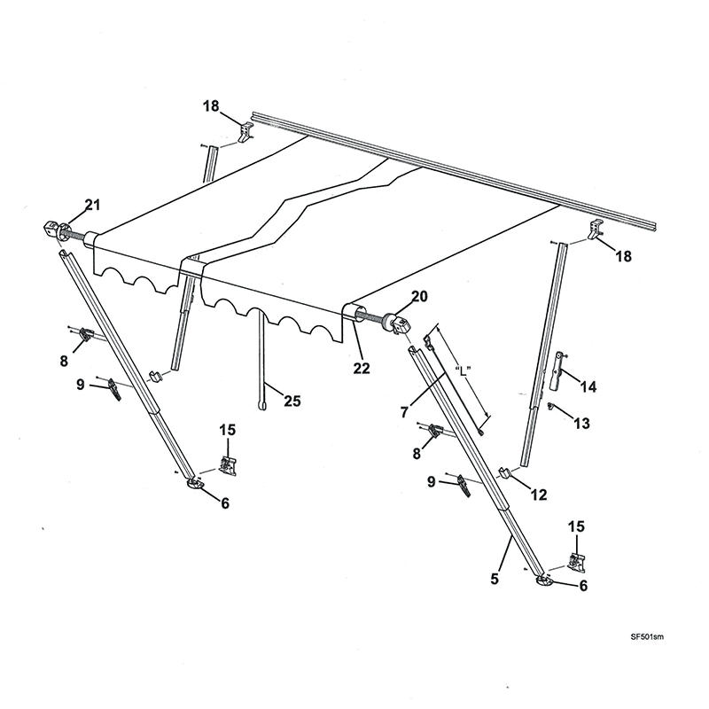 Carefree Brace Slider Assembly