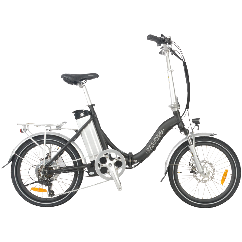 Etourer F2 Folding E-Bike Step-Through Model - Mattline Black