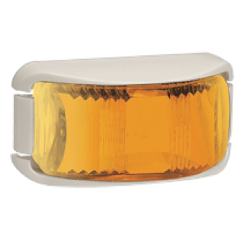 Narva L.E.D Front Lamp Amber - White Base