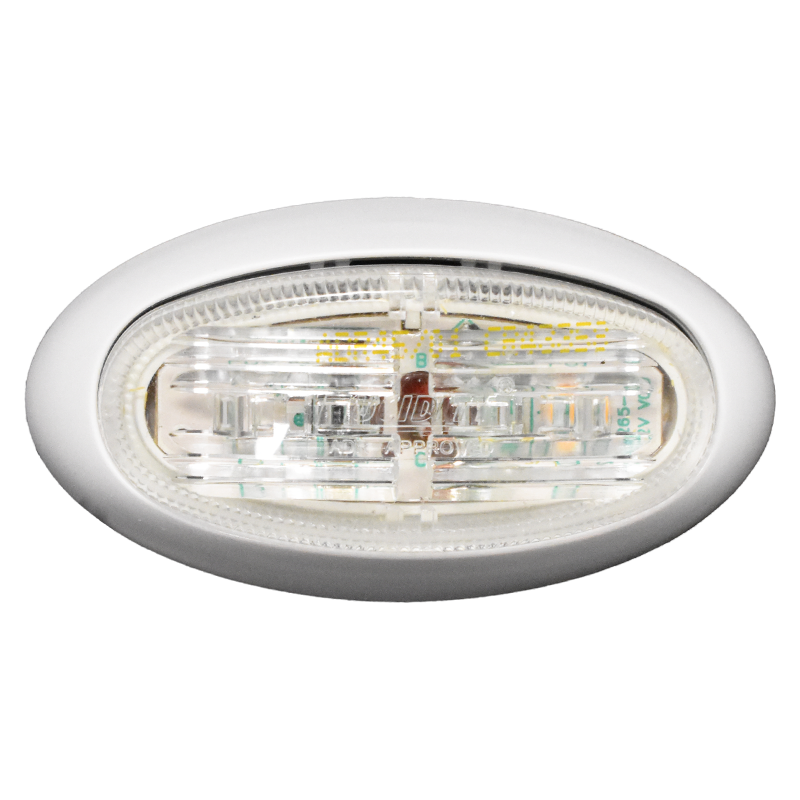 Caravan LED Clearance Light - White Body