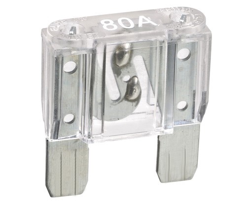 NARVA 80 Amp CLEAR MAXI-Blade Fuse - 10 Per Box. 52980