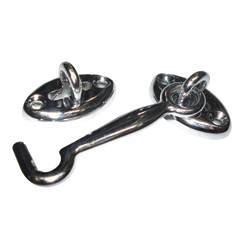 Chrome Cabin Hook (75mm)