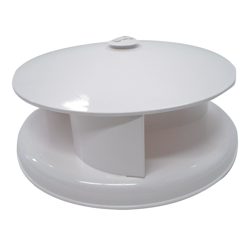 Rotary Vent Plastic White