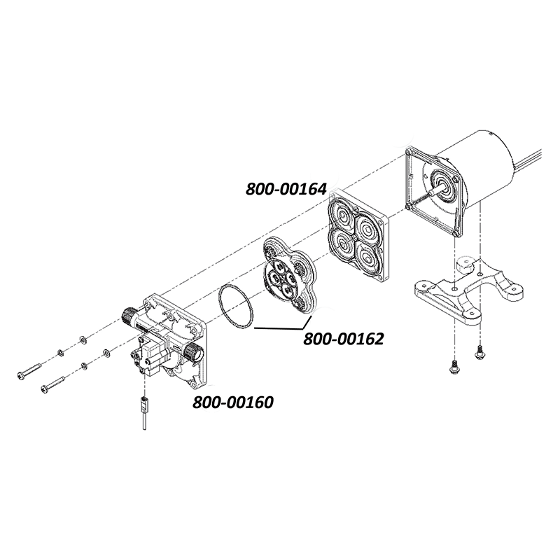 Replacement Upper Assembly#1 - Shurflo 4009 Pump