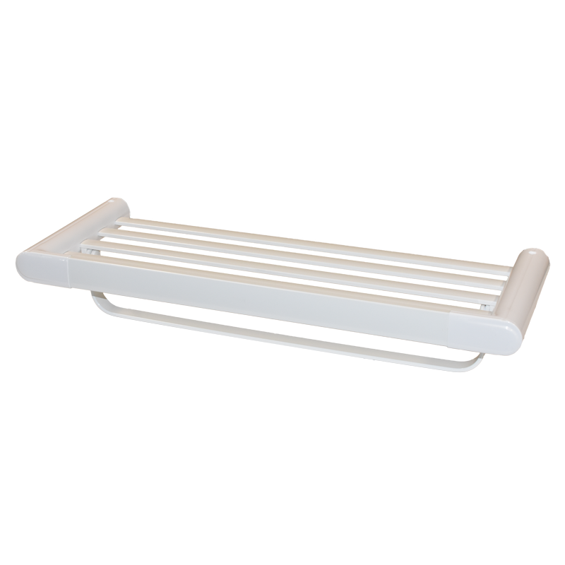 COAST Bathroom Towel Shelf WHITE - 600x220x113mm (LxDxH)