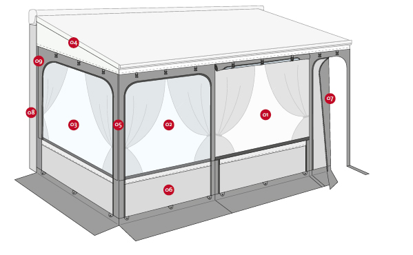 Fiamma Privacy Rooms 