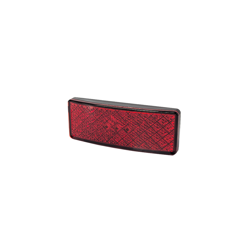 COAST RV 12-24V Low Profile LED Reflector - 100mm x 38mm - Red