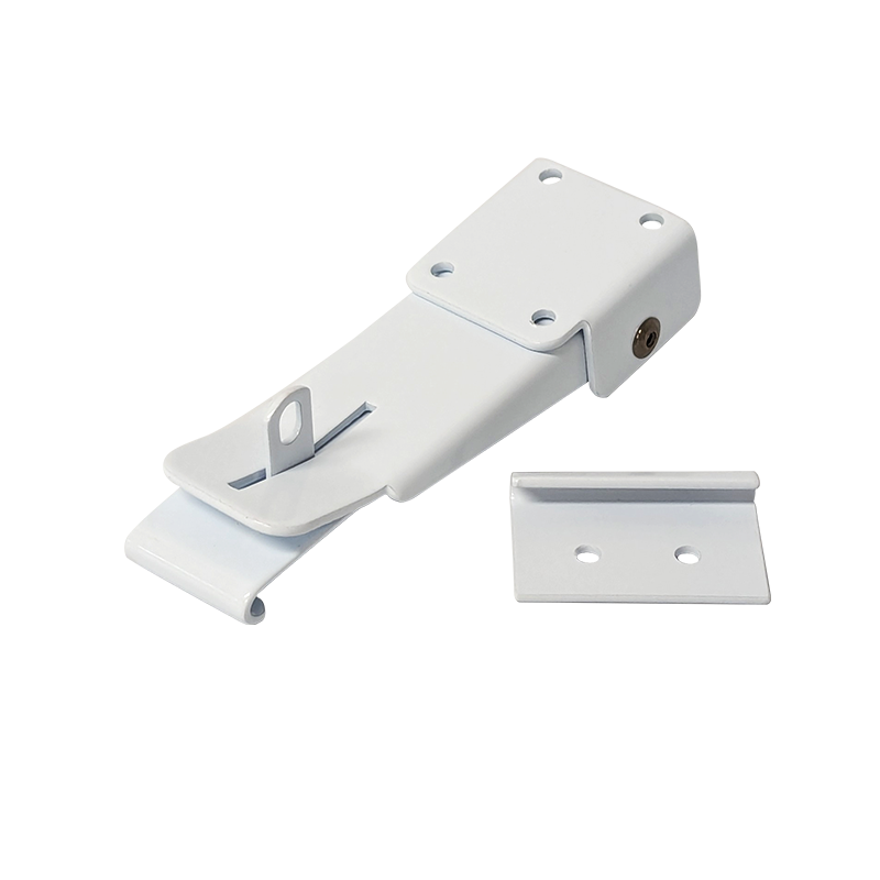 Lockable Roof Clamp with J Hook For Pop-Top | WHITE